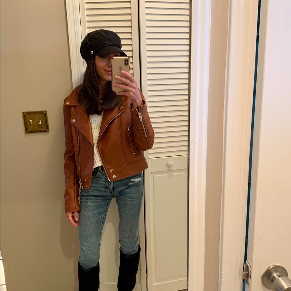 BlankNYC Good Vibes Moto Jacket